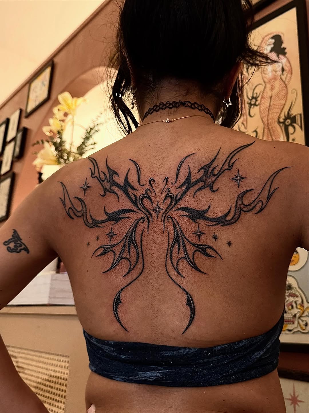 Tattoo by @inkbymiso — blackwork, illustrative