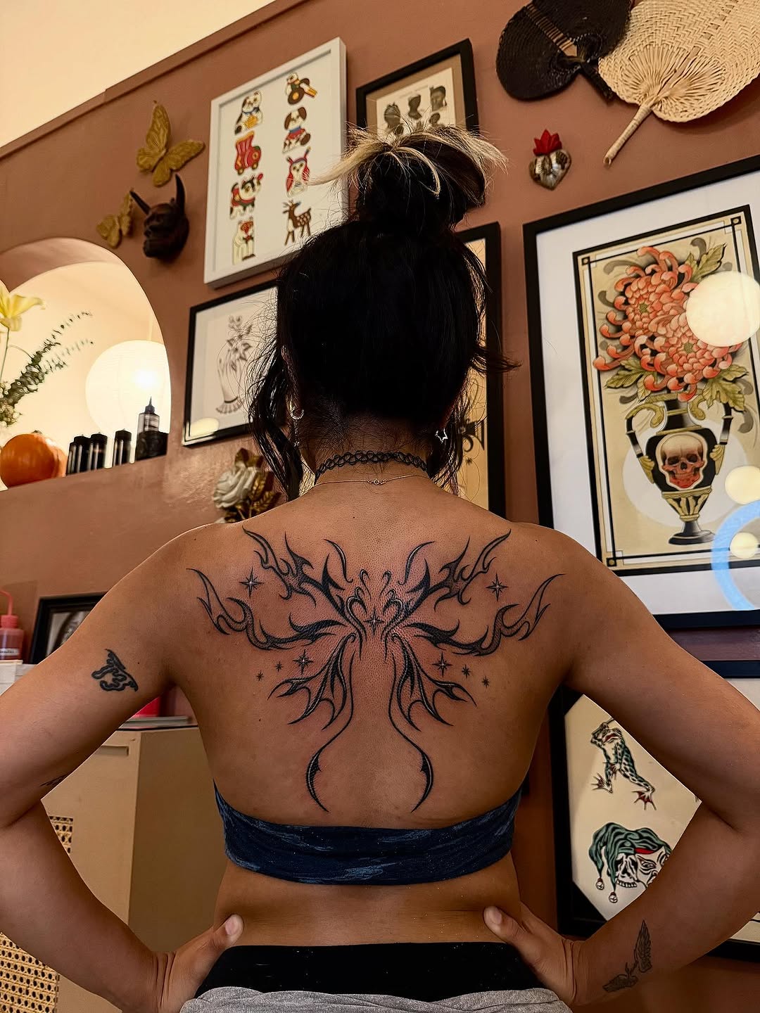 Tattoo by @inkbymiso — illustrative, blackwork