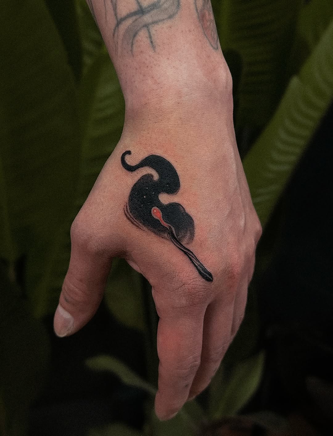 Tattoo by @marina_tats โ blackwork, fine_line