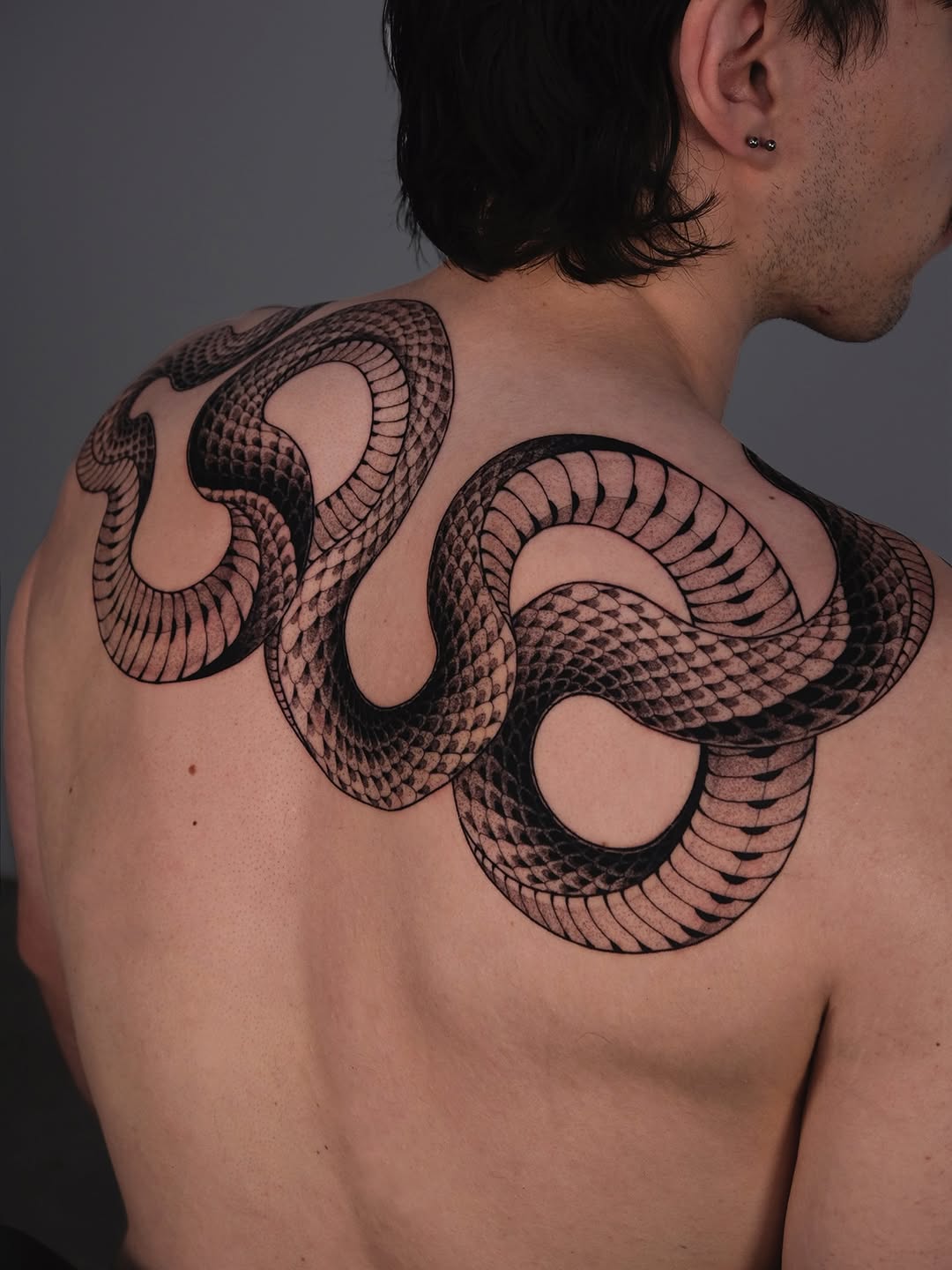 Tattoo by @bayun.tattoos โ black_and_grey, dotwork