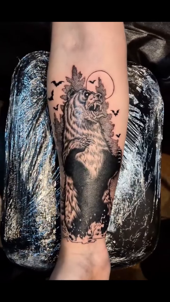 Tattoo by @damondemonink β black_and_grey, realism