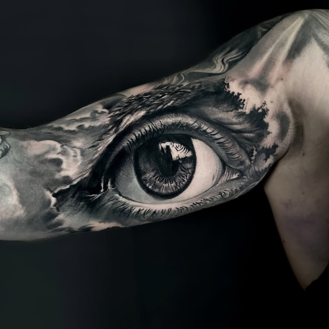 Tattoo by @giuseppe_gibi_bonelli — realism, black_and_grey