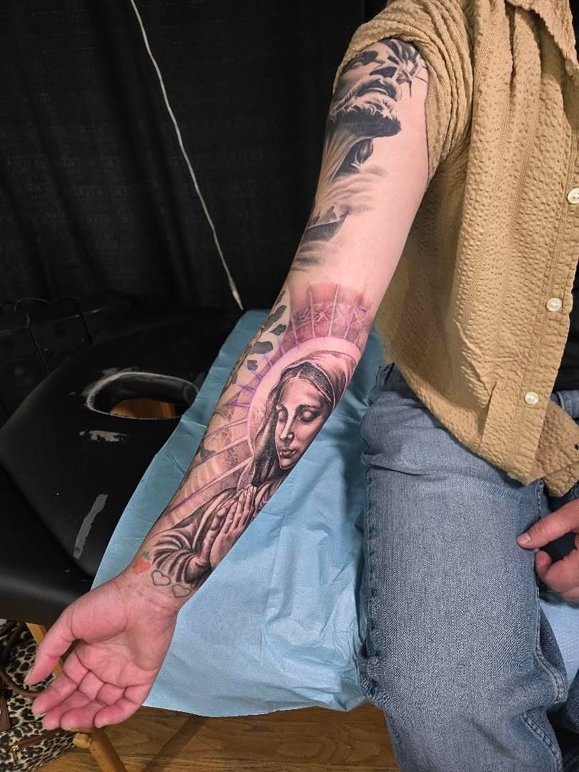 Tattoo by @alex_suarez303 — realism, black_and_grey