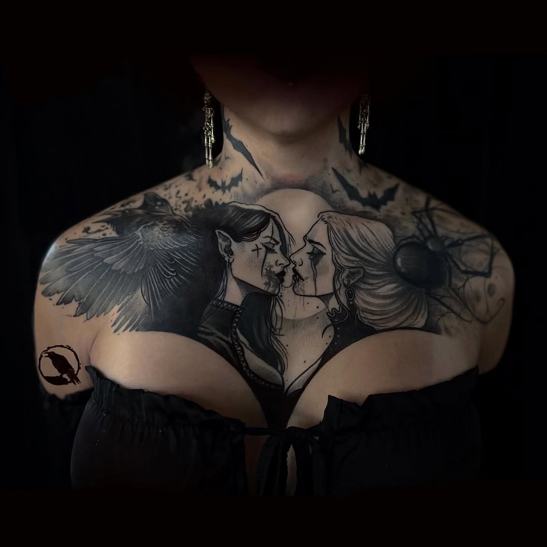 Tattoo by @rigershstrange β blackwork, illustrative