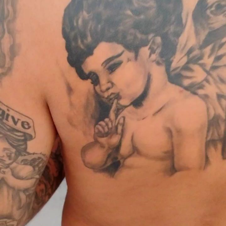 Tattoo by @prolifictattooart — black_and_grey, realism