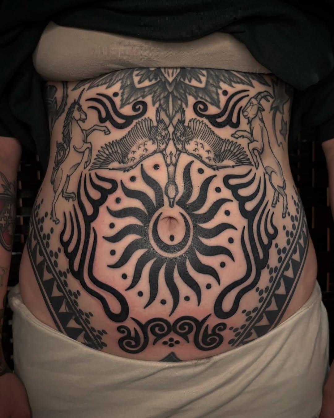 Tattoo by @joe.blackmamba — blackwork, geometric