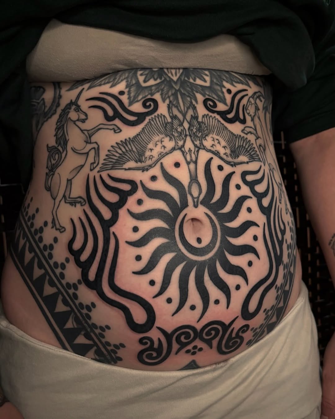 Tattoo by @joe.blackmamba — blackwork, geometric
