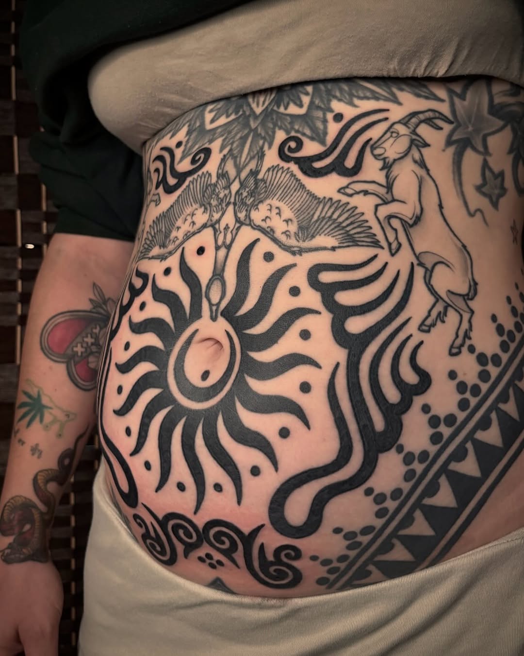 Tattoo by @joe.blackmamba — blackwork, geometric