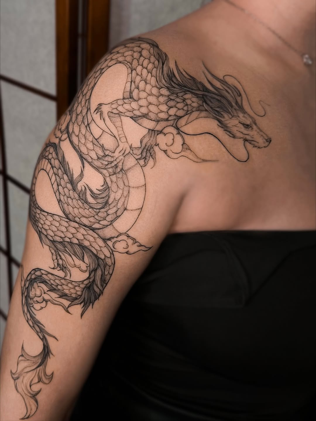 Tattoo by @milameowitattoo โ illustrative, black_and_grey