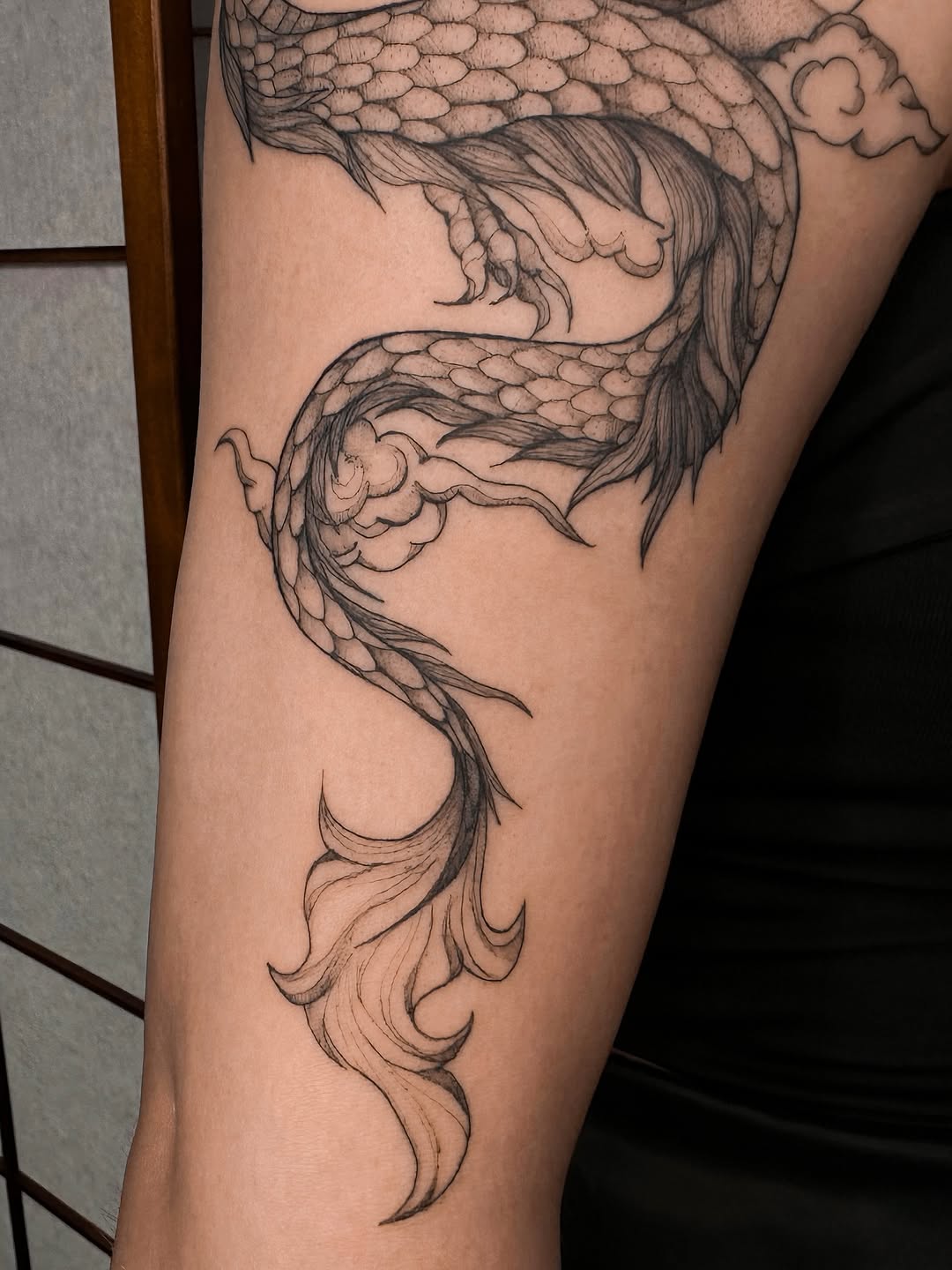Tattoo by @milameowitattoo โ illustrative, black_and_grey
