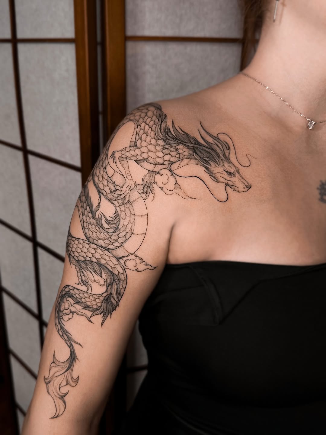 Tattoo by @milameowitattoo โ illustrative, black_and_grey