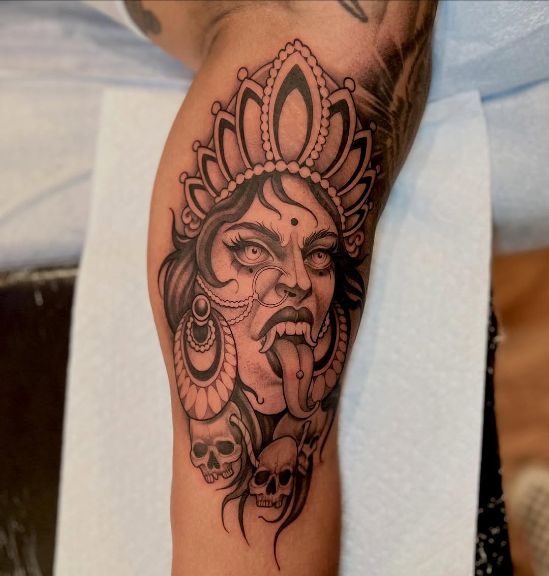 Tattoo by @ohmydarlingtattoos — black_and_grey, realism