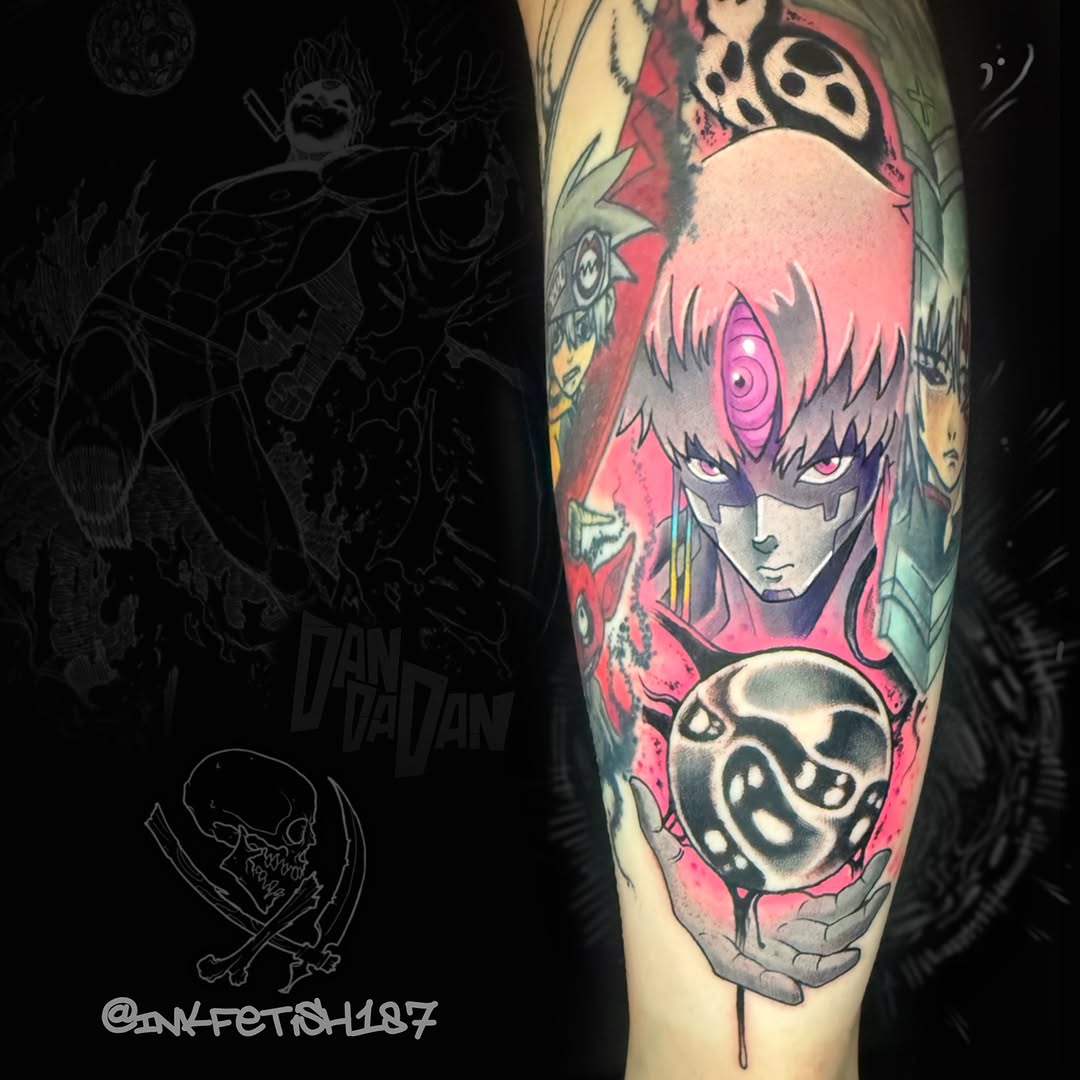 Tattoo by @inkfetish187 — anime, new_school