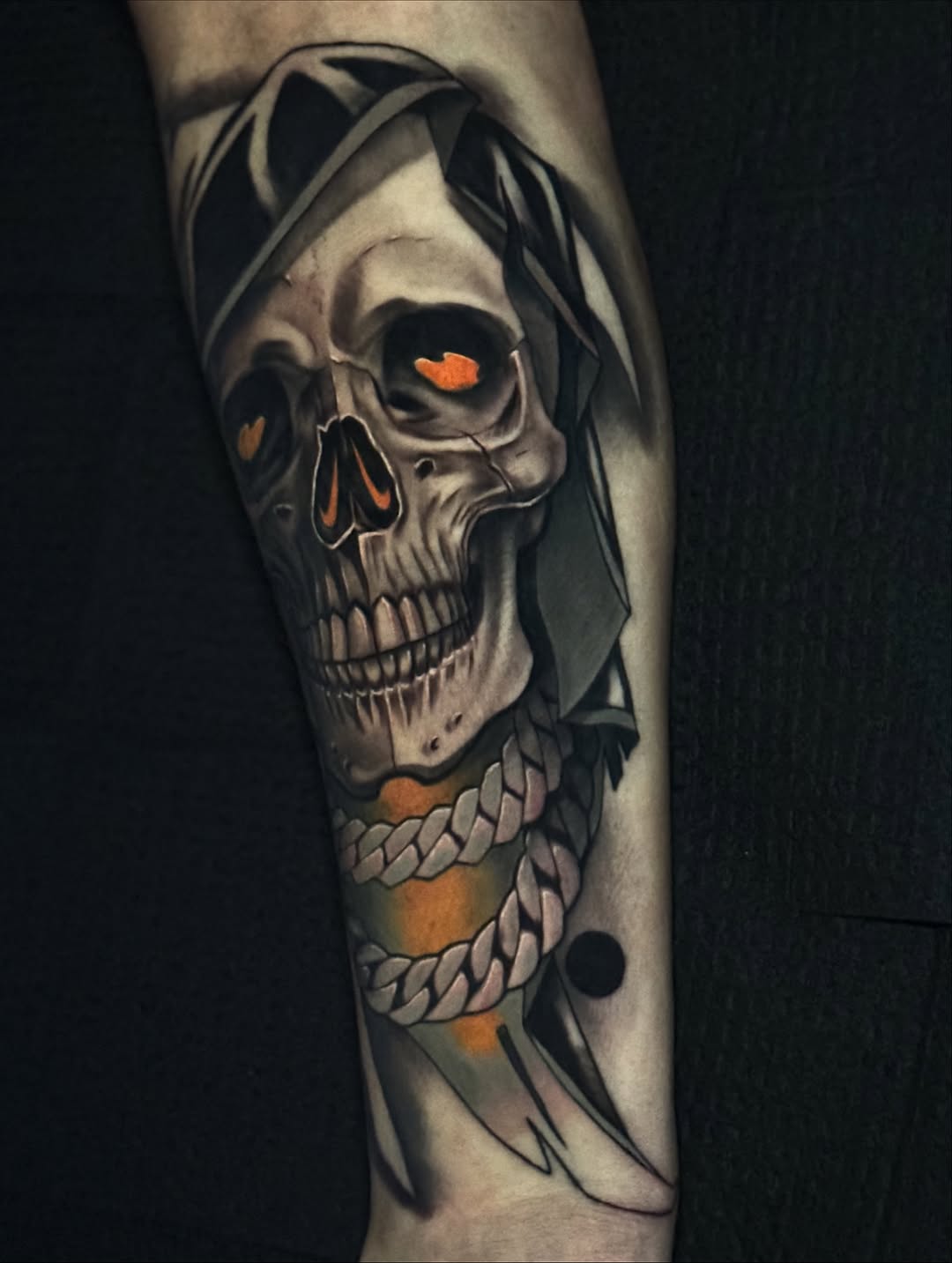 Tattoo by @jaxxkeslerinkk — realism, dark_realism