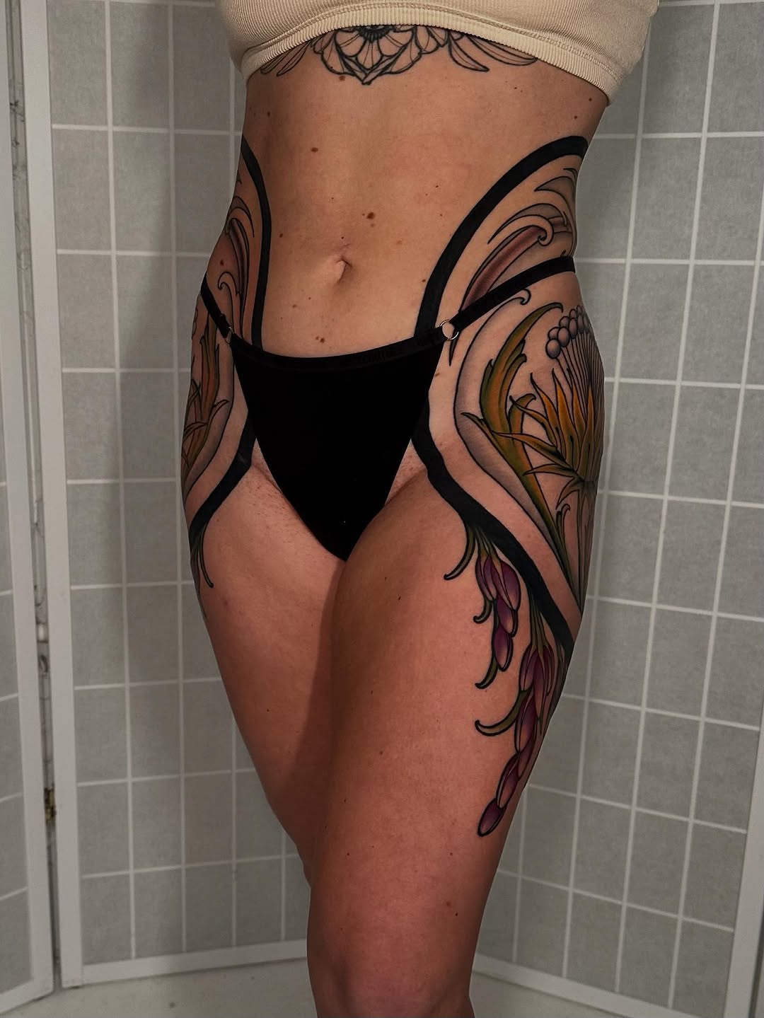 Tattoo by @henrytattoos — blackwork, ornamental