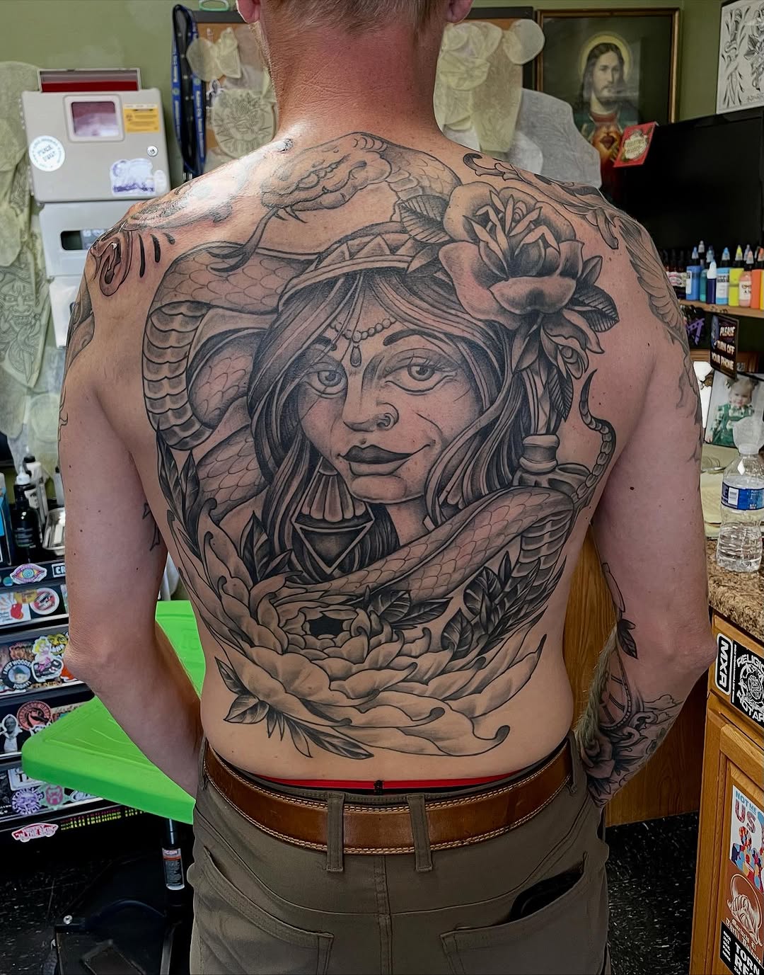 Tattoo by @mharristattoos — black_and_grey, realism