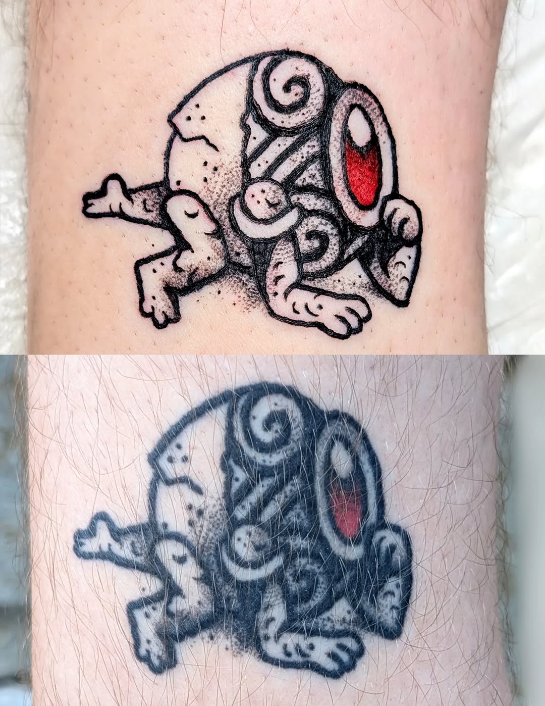 Tattoo by @nornnoszka — black_and_grey