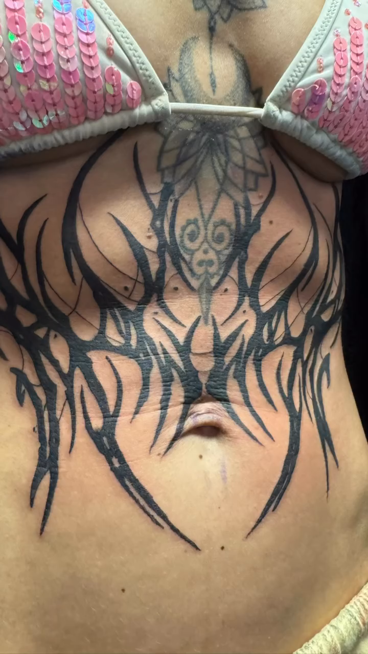 Tattoo by @lostshawntatz — tribal, blackwork