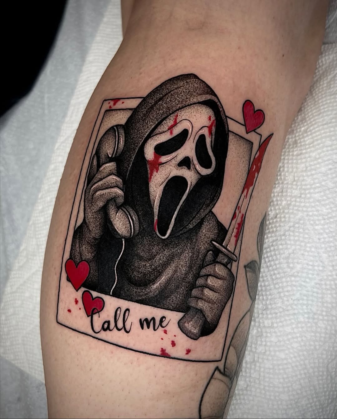 Tattoo by @brii.fletchtattoos — black_and_grey, lettering_script