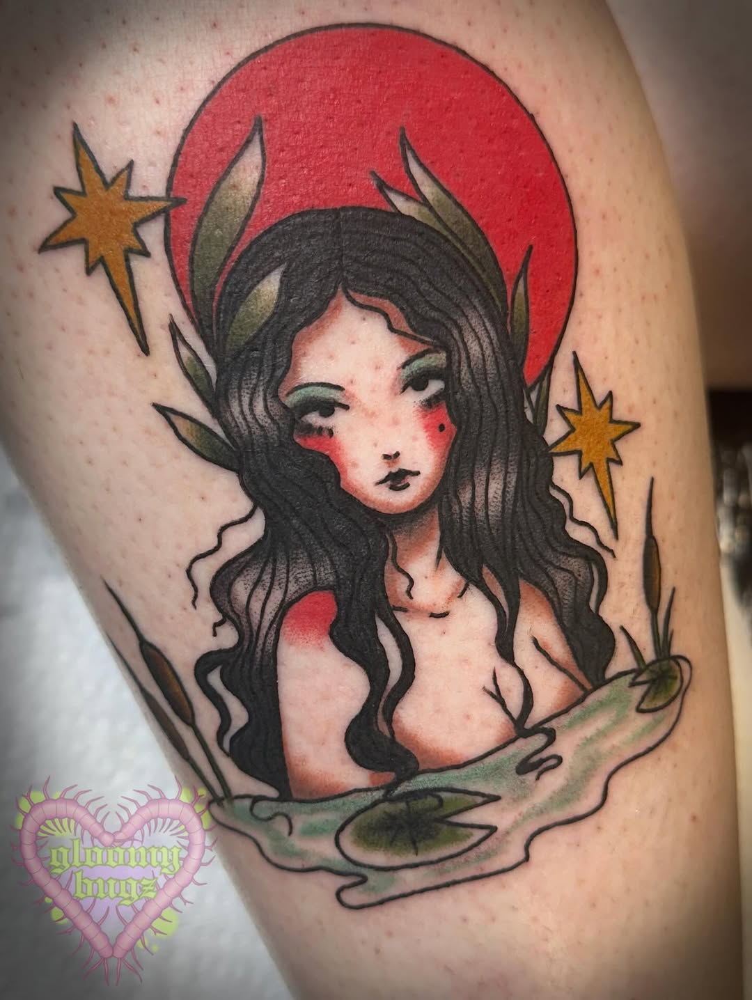 Tattoo by @gloomybugz โ neo_traditional, black_and_grey