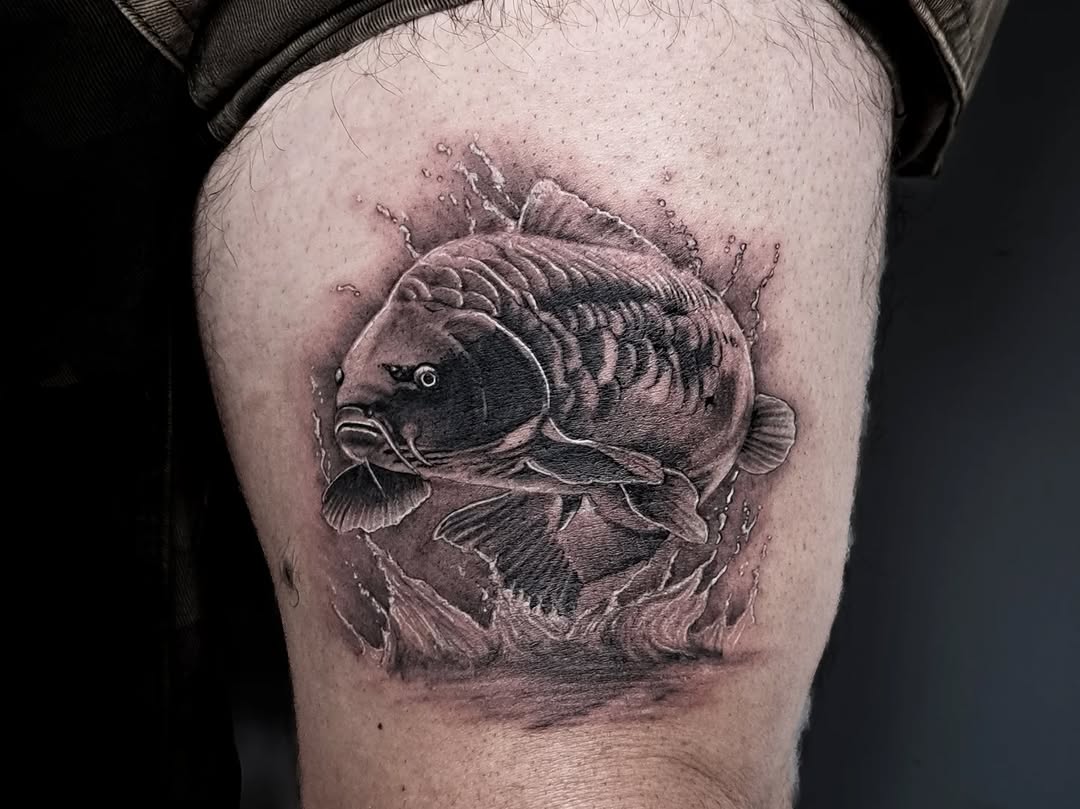 Tattoo by @divinemacabre โ realism, black_and_grey