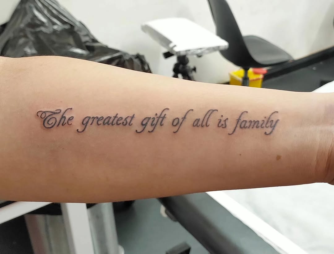 Tattoo by @sydneywalkintattoo — lettering_script, fine_line