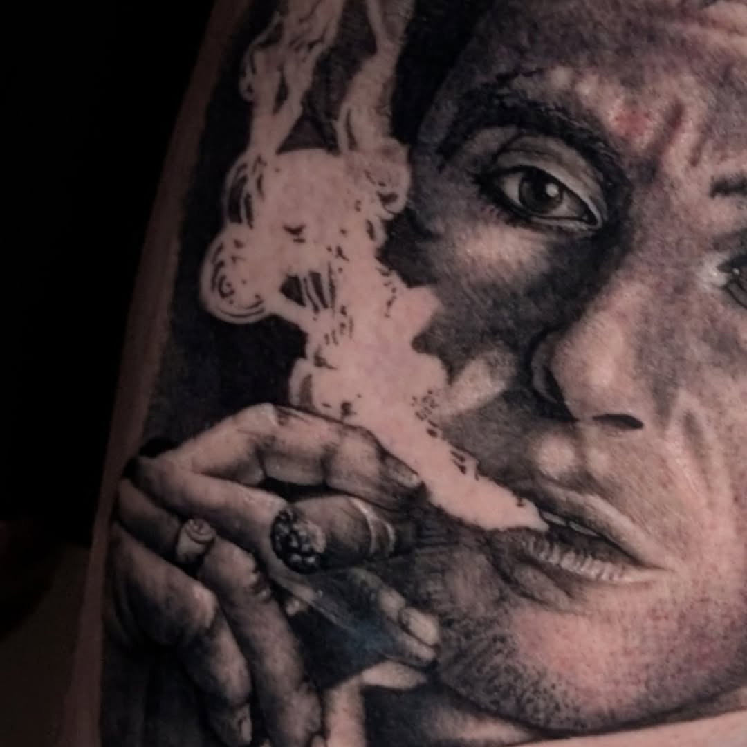Tattoo by @y_i_n_k — realism, black_and_grey
