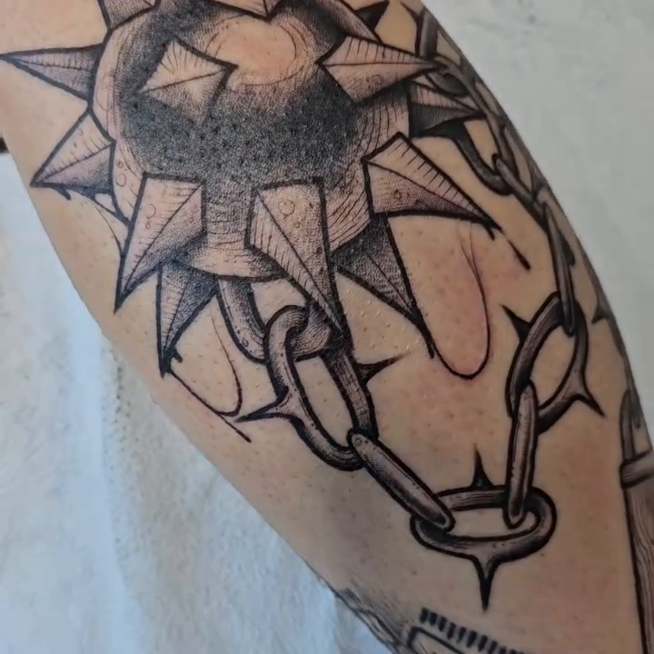 Tattoo by @doveandtoad — black_and_grey, realism