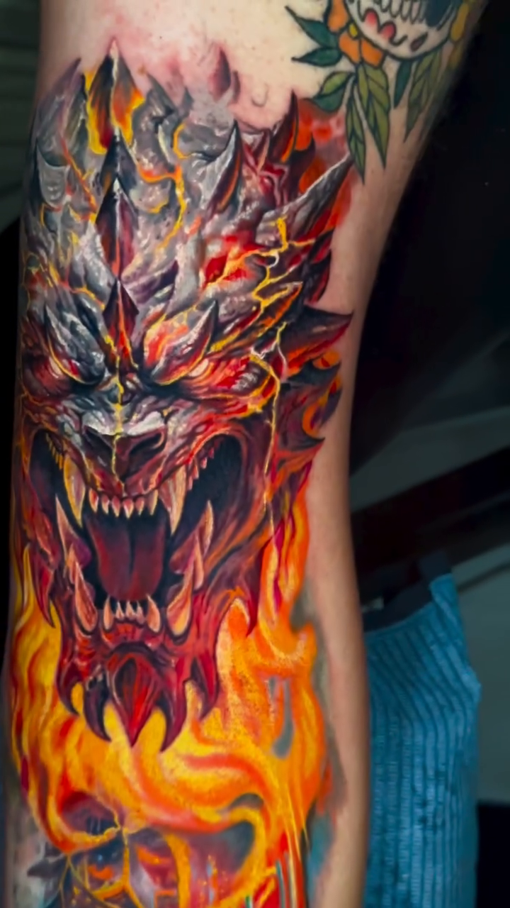 Tattoo by @jamesmoyertattoos โ realism, dark_realism