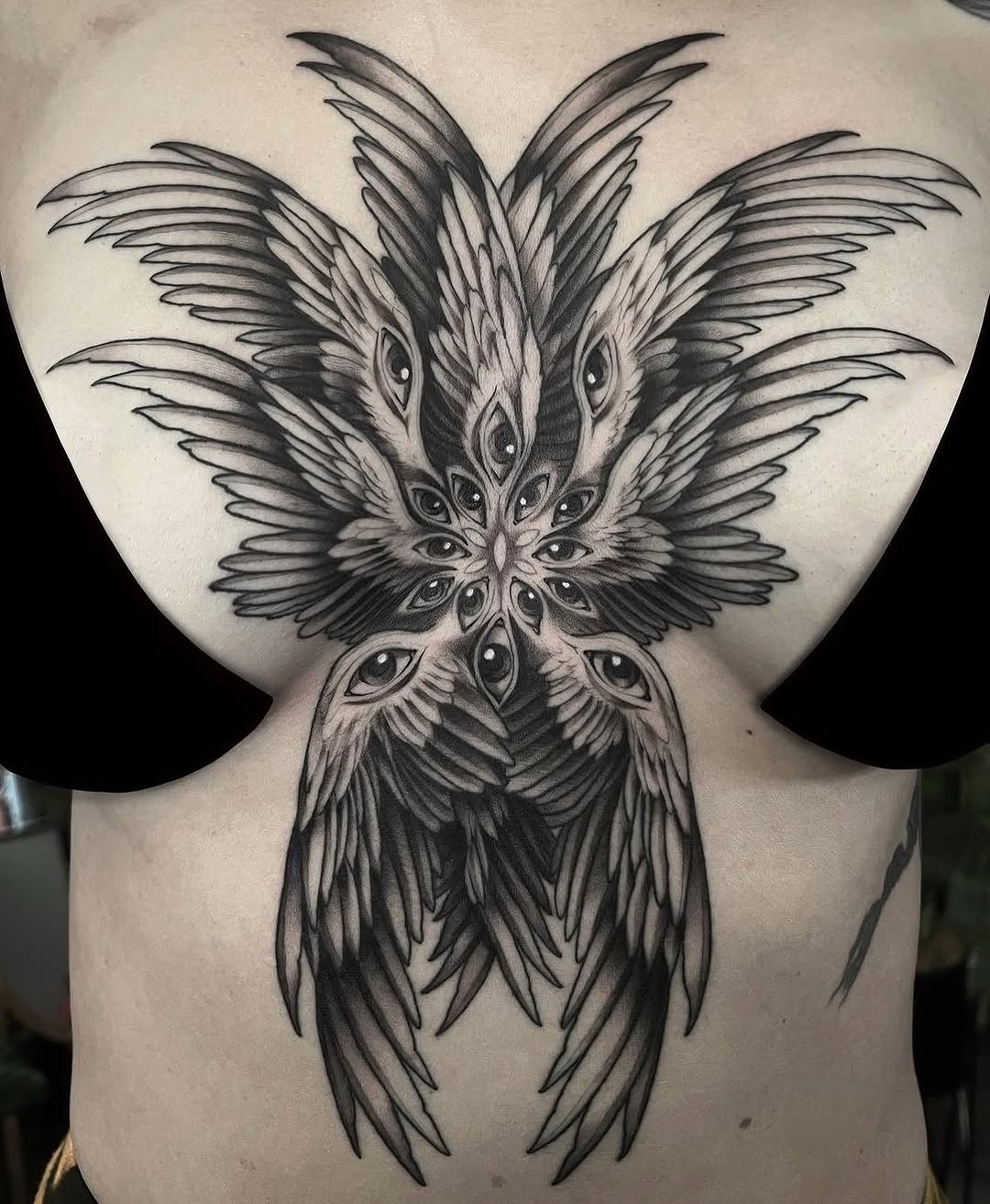 Tattoo by @squirestrahan — black_and_grey, realism