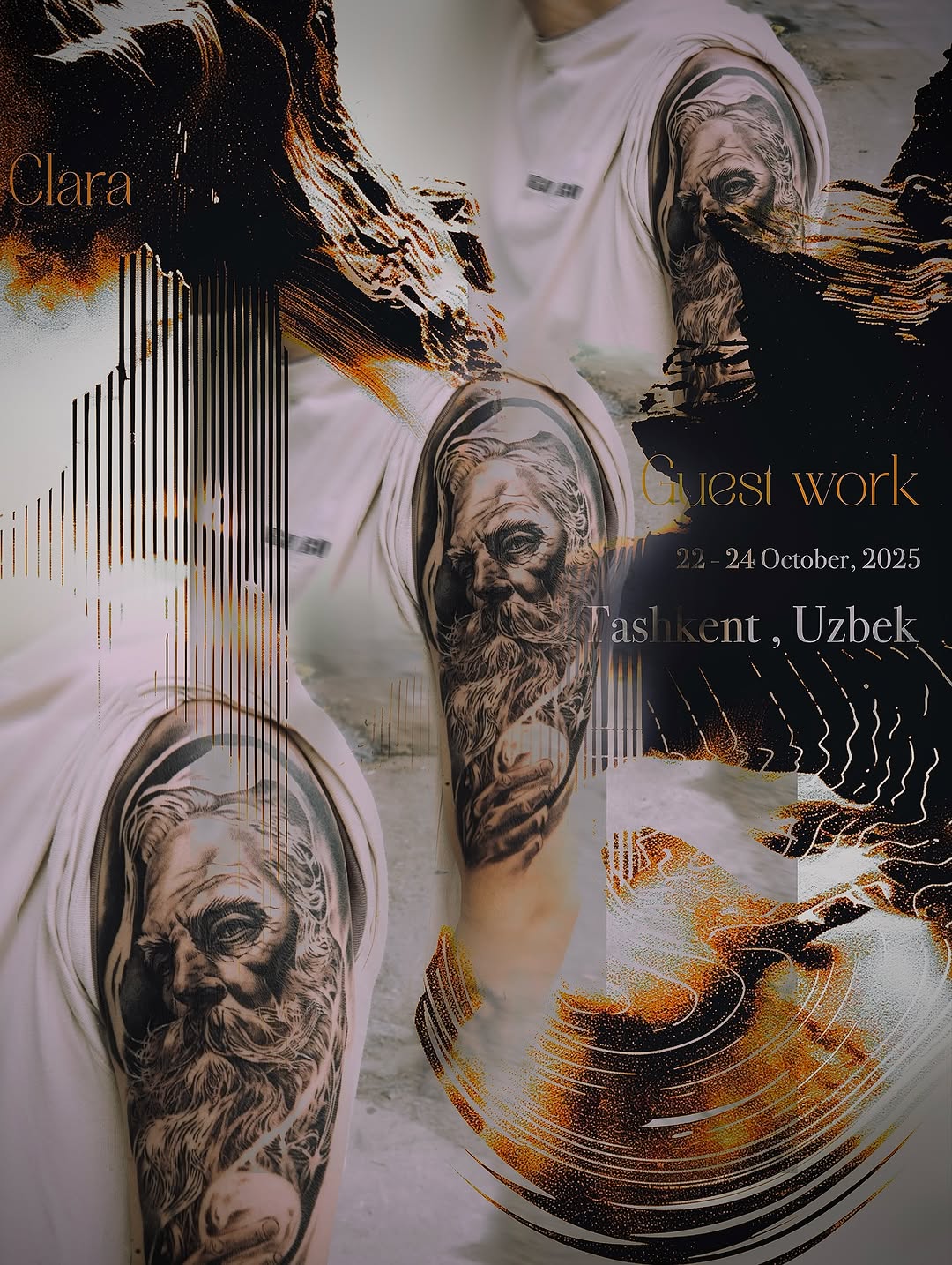 Tattoo by @justf.clara — realism, black_and_grey