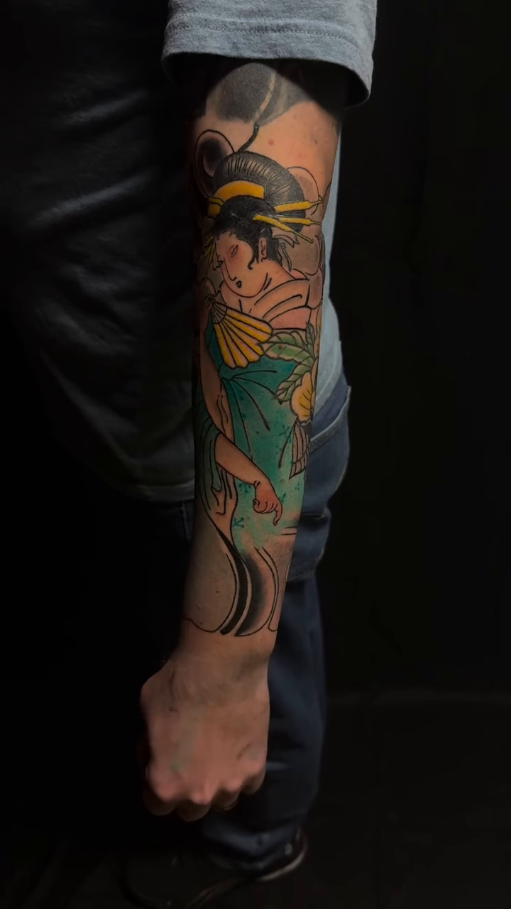 Tattoo by @itscalebbattles โ japanese_irezumi