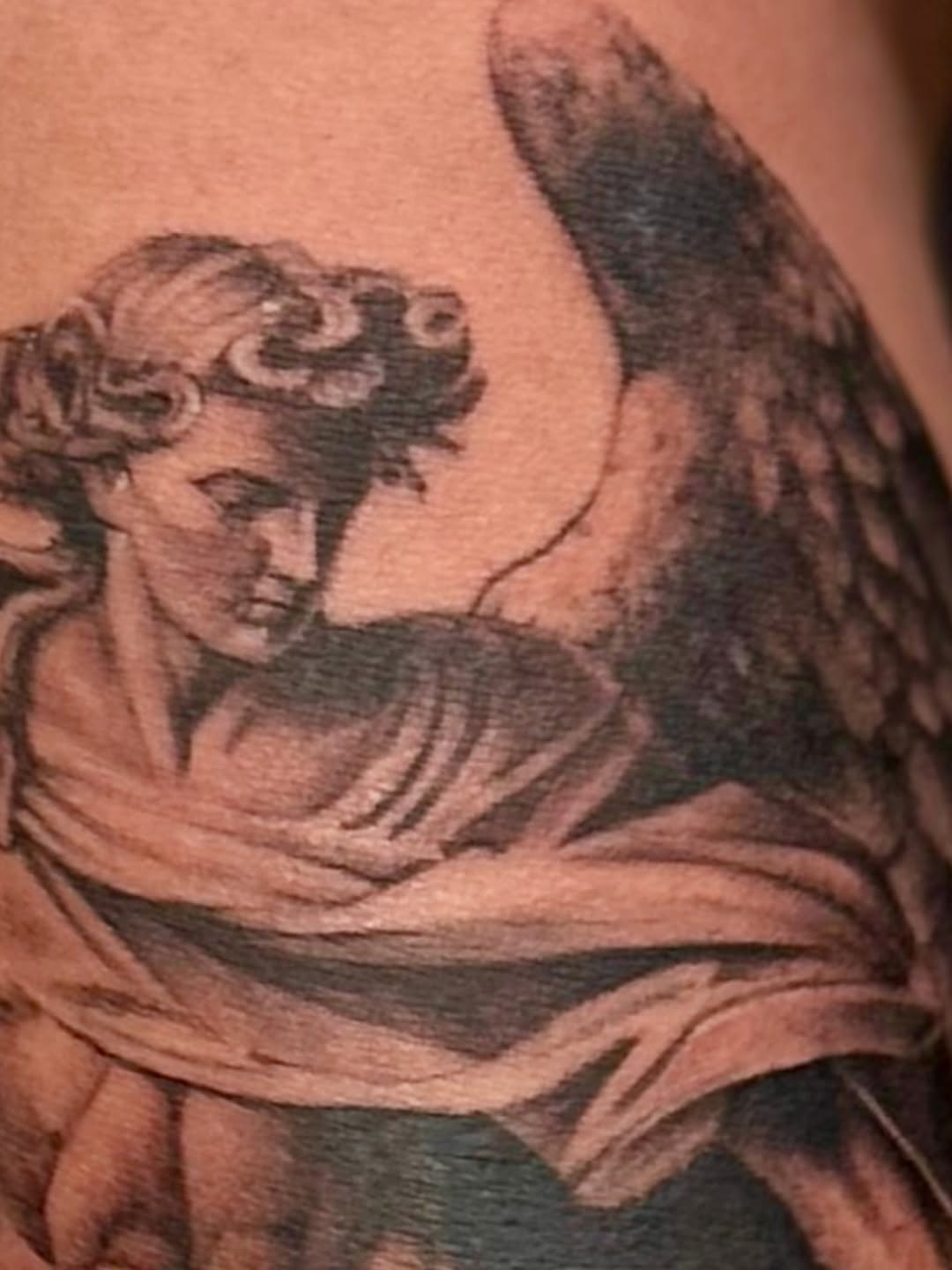 Tattoo by @tattoo__garden — realism, black_and_grey