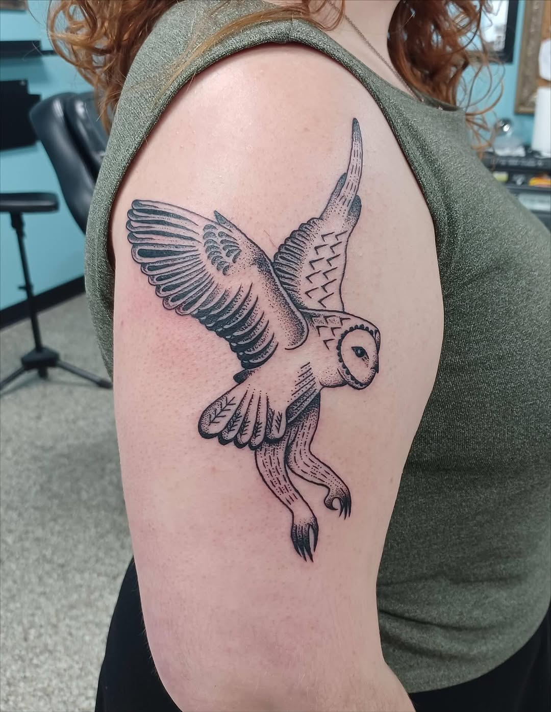 Tattoo by @stabinks — dotwork