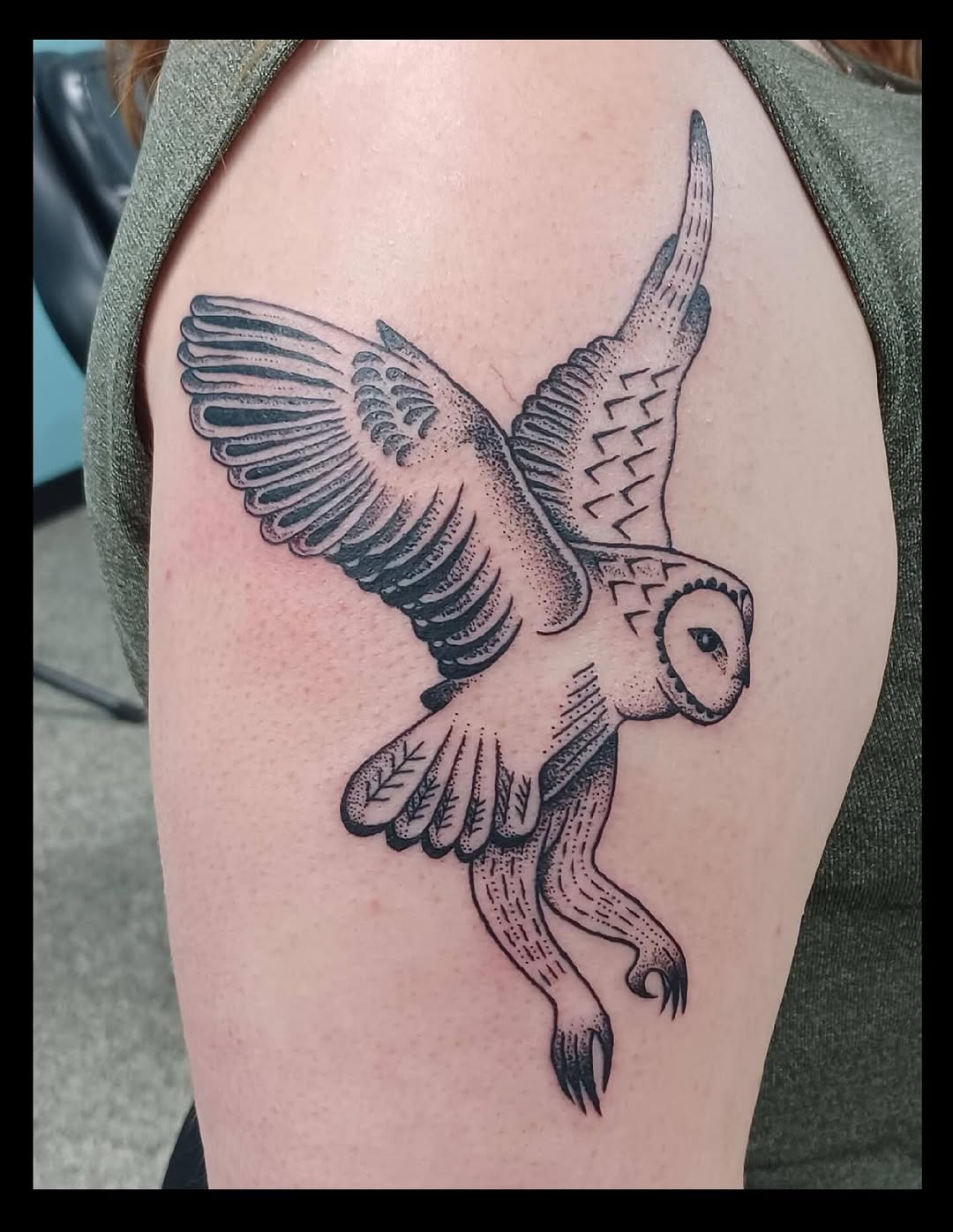 Tattoo by @stabinks — dotwork