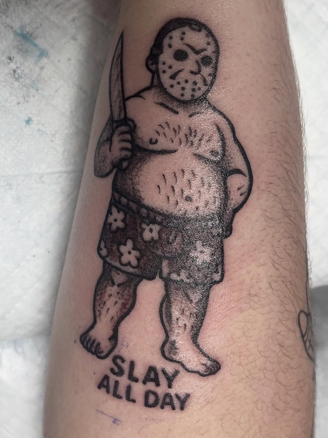 Tattoo by @rae__bies — ignorant, lettering_script