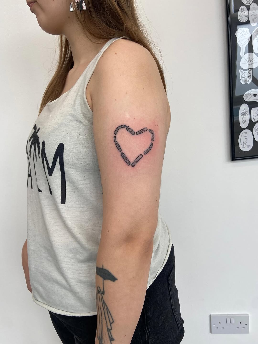 Tattoo by @deadboypokes — fine_line, minimalist