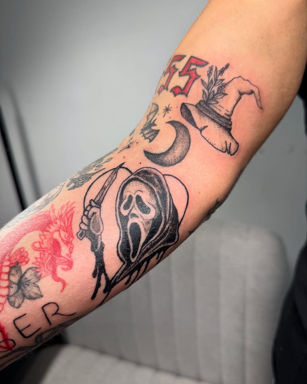 Tattoo by @inkbyvicc โ american_traditional, black_and_grey