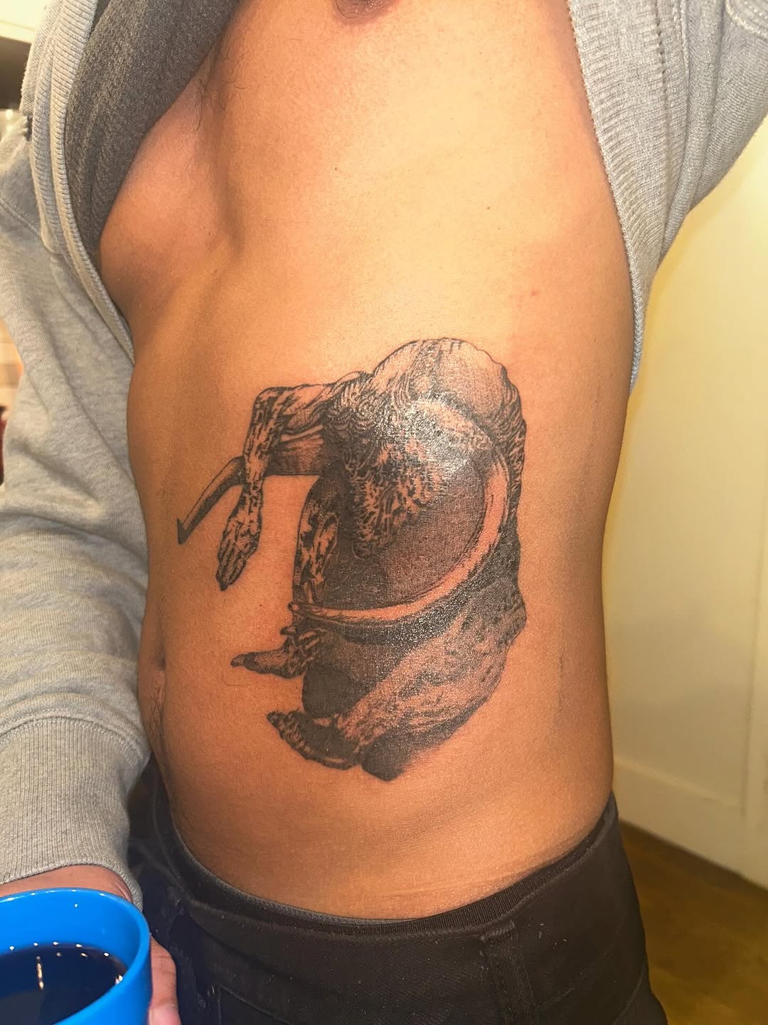 Tattoo by @rickymodelo — realism, black_and_grey