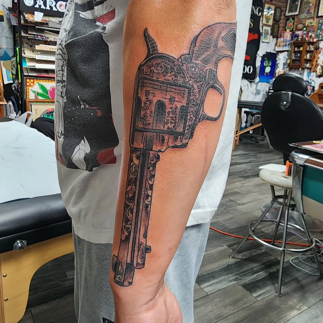 Tattoo by @eddiesteffan — black_and_grey, realism