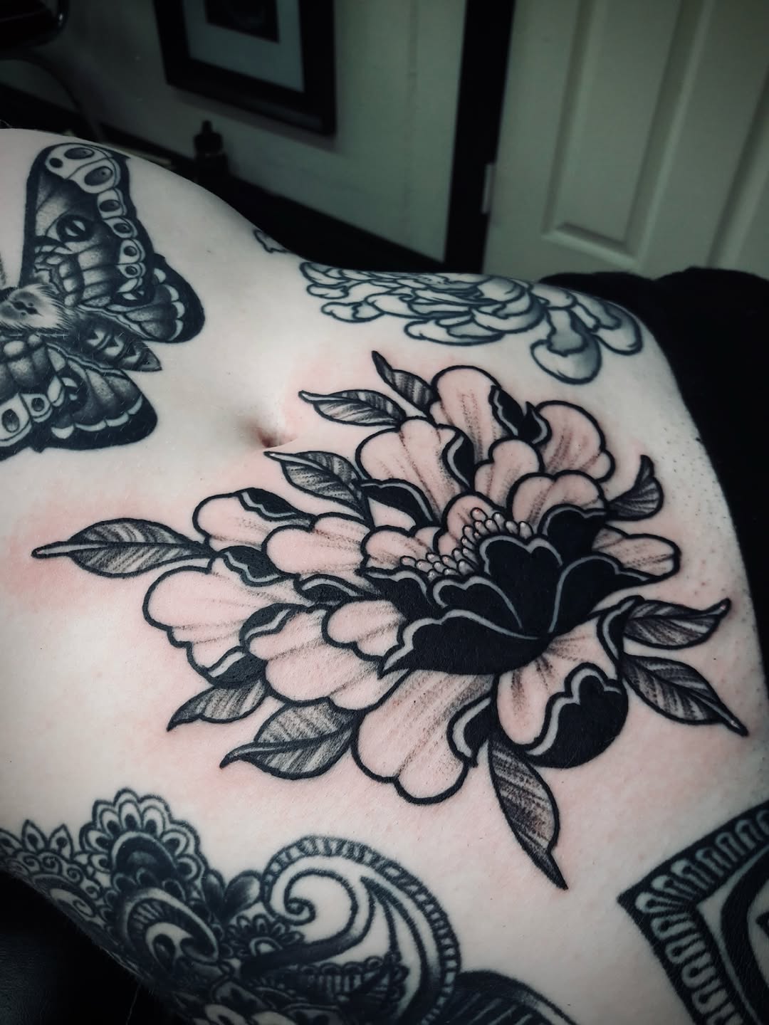 Tattoo by @chrisreedtattoos β black_and_grey, neo_traditional