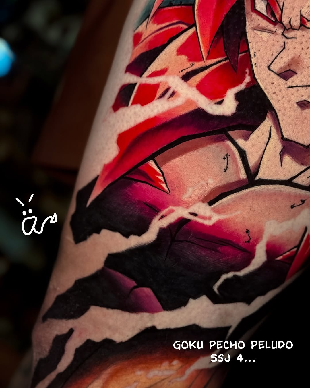 Tattoo by @skeleto.regnare β anime, new_school