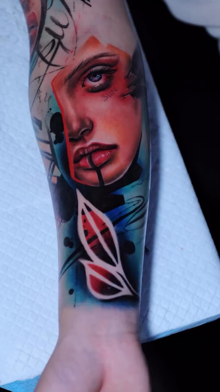 Tattoo by @yoshi.theink β realism, trash_polka