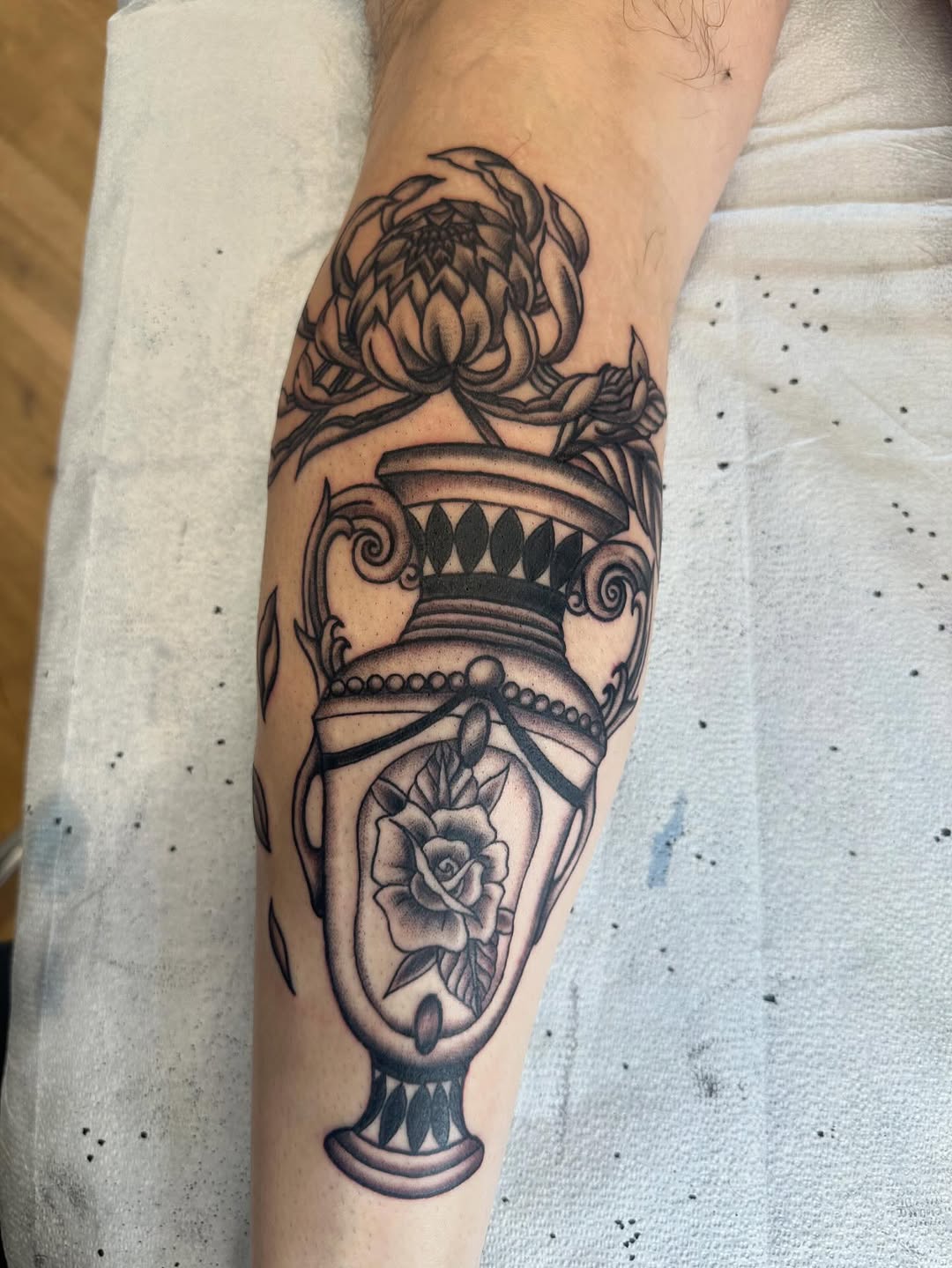 Tattoo by @art_by_woods — american_traditional, illustrative