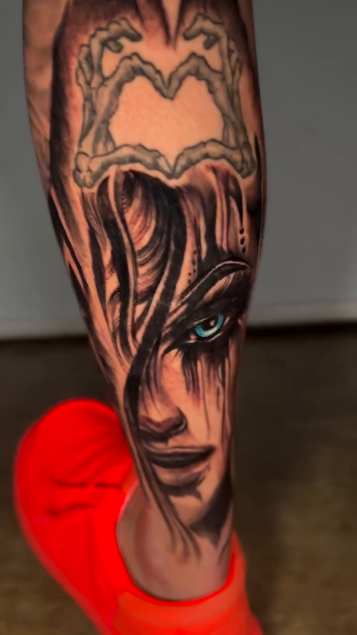 Tattoo by @samrockwell_ink — realism, black_and_grey