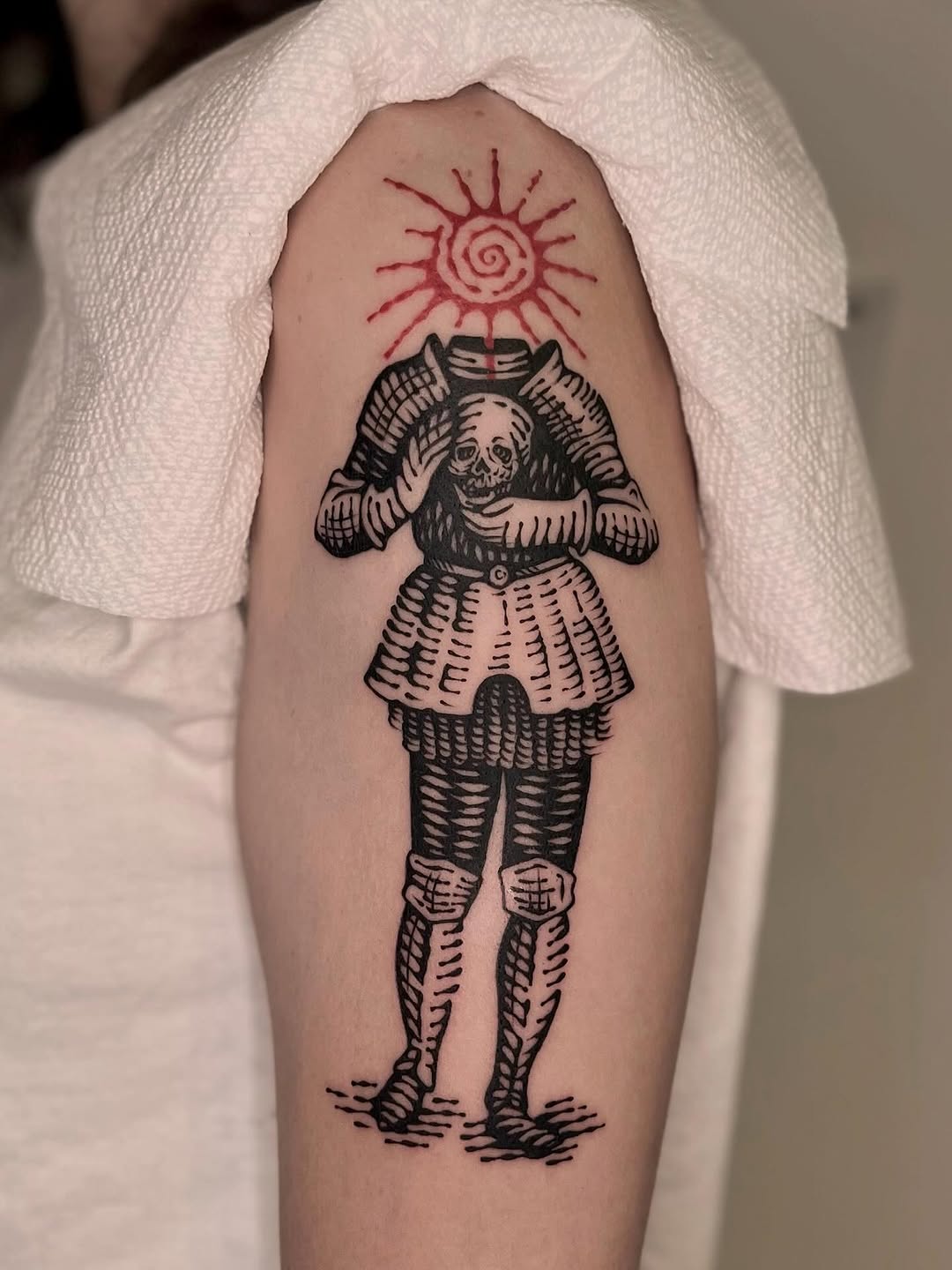 Tattoo by @wonny_wood โ illustrative, blackwork