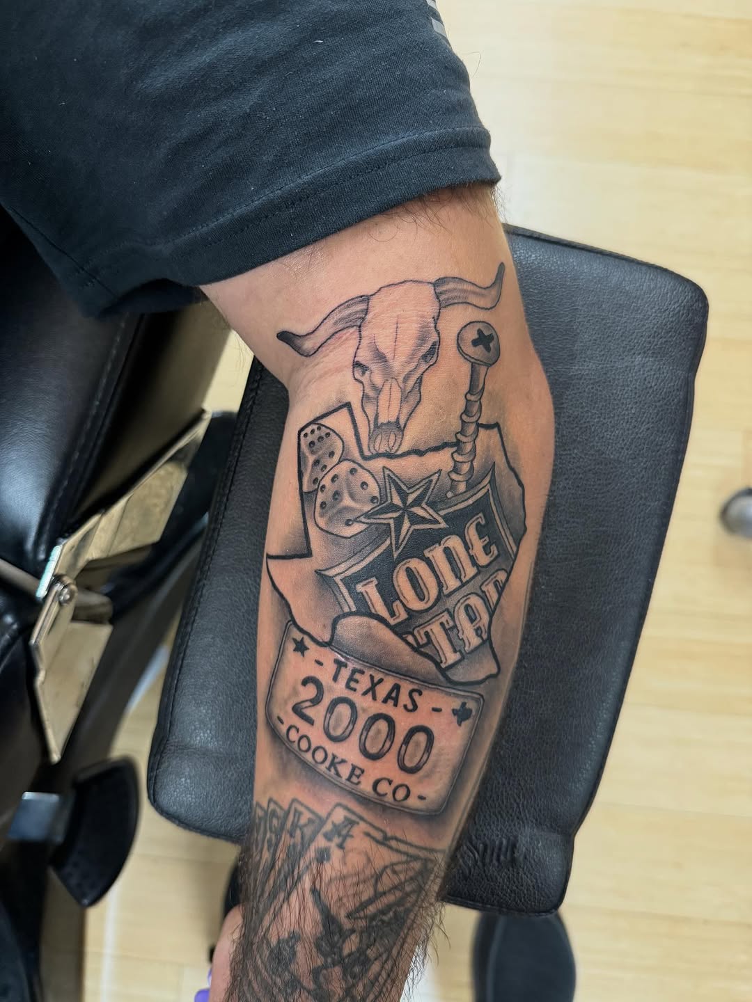 Tattoo by @ostattoo — black_and_grey, realism