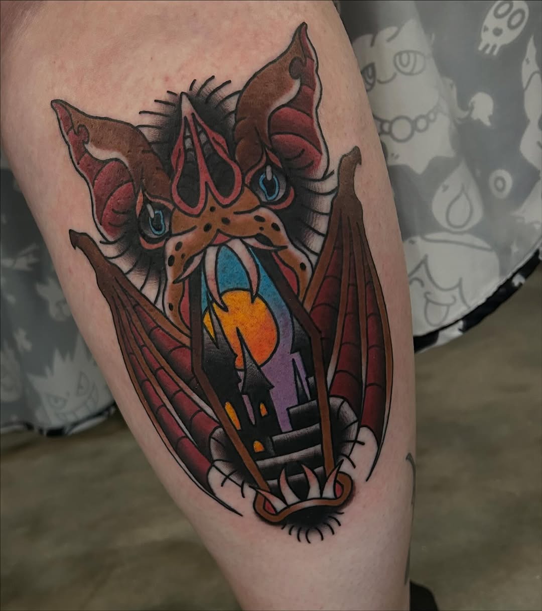 Tattoo by @mya.tattoos — american_traditional, neo_traditional