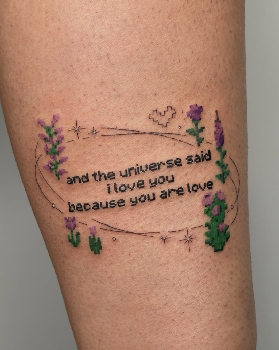 Tattoo by @lilskelevine.tt — lettering_script, fine_line