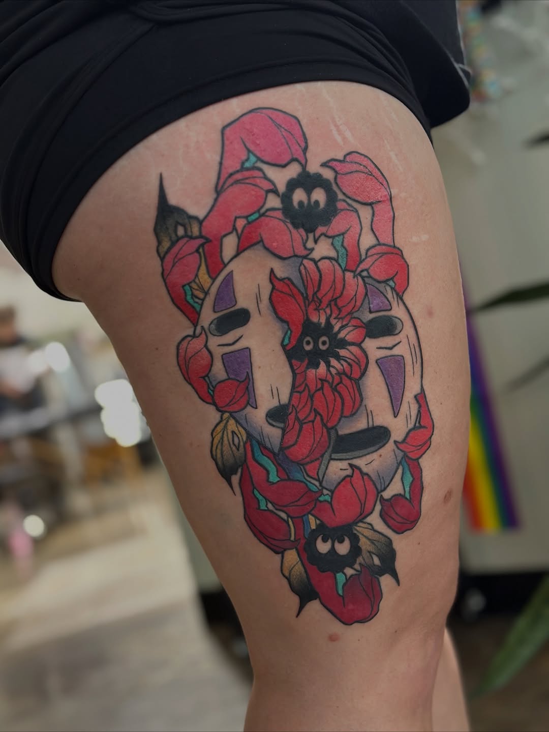 Tattoo by @dhughestattoos — anime